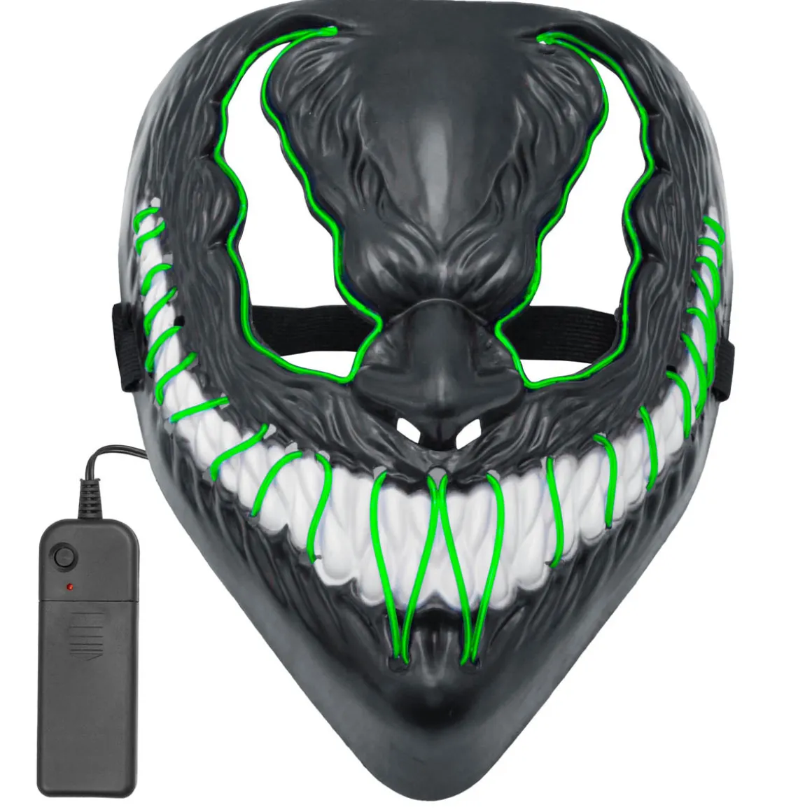 LED-mask, monster grön