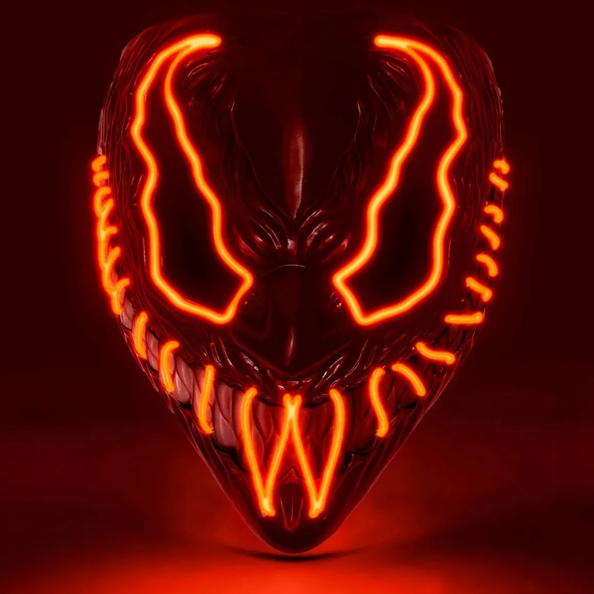 LED-mask, monster röd