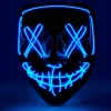 LED-mask, scary blå