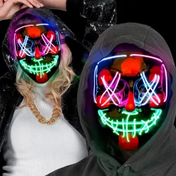 LED-mask, scary multi
