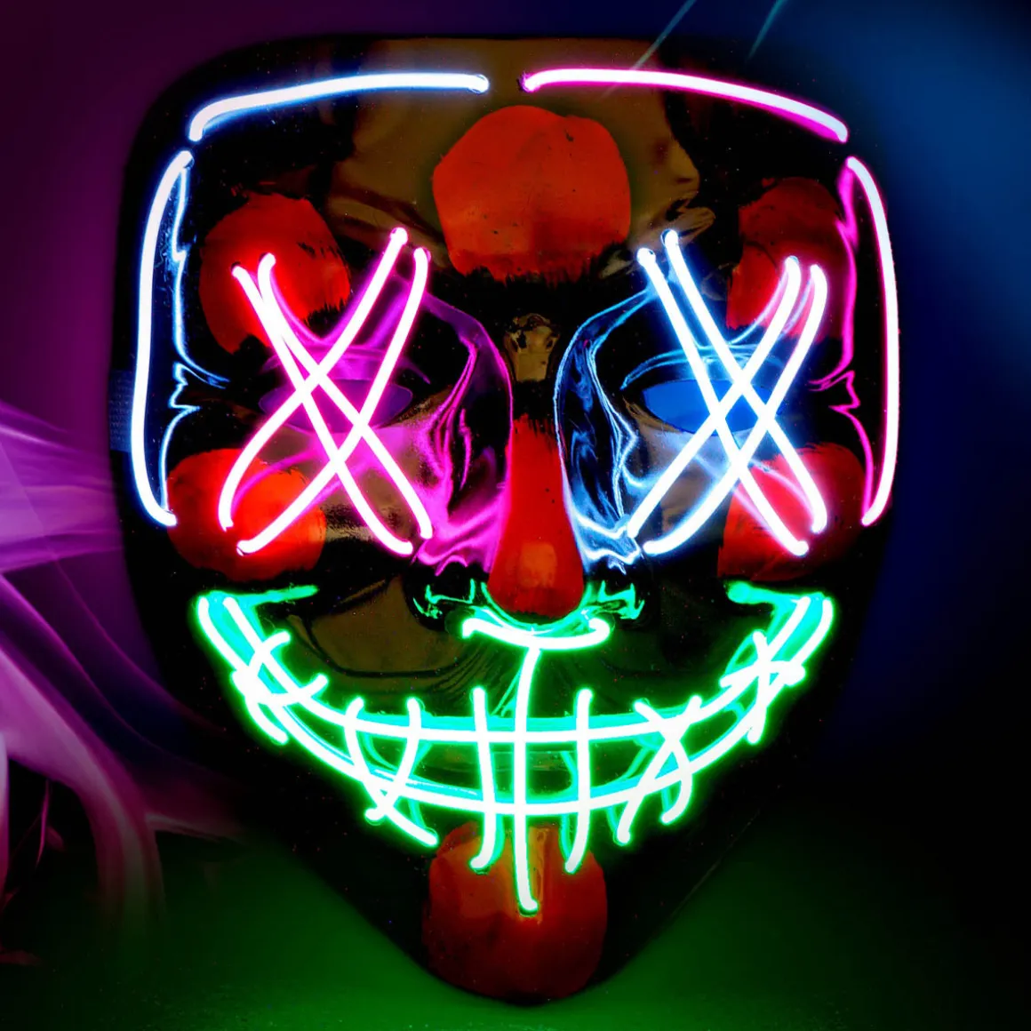 LED-mask, scary multi