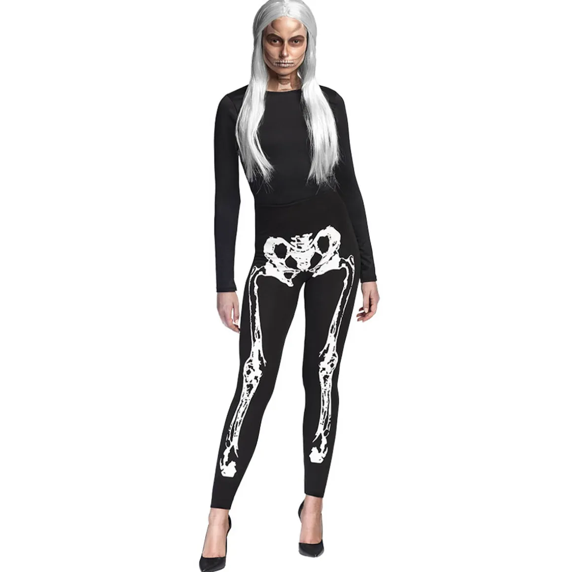 Leggings, skelett M