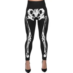 Leggings, skelett M