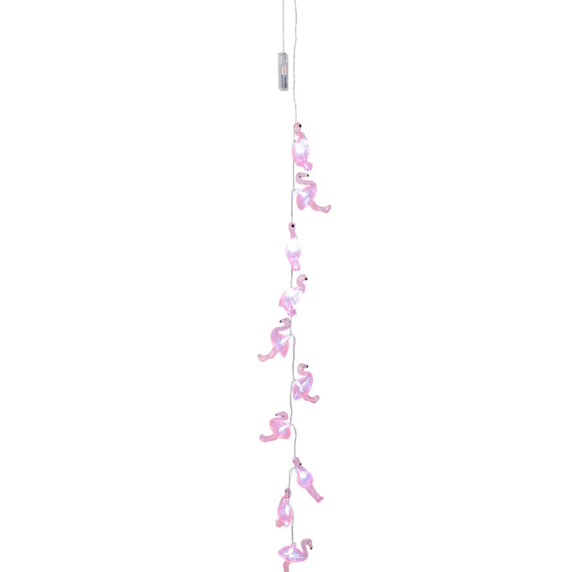 Ljusslinga LED, flamingo 140 cm