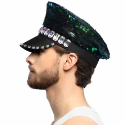 Machokeps, Sandy candy black/blue