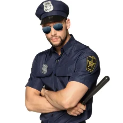 Maskeradset, polis blå