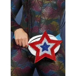 Midjeväska, Fever americana sequin star bum bag blue