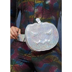 Midjeväska, Fever holographic pumpkin bum bag silver