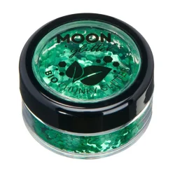 Moon Glitter Bio Chunky Glitter, green 3 g