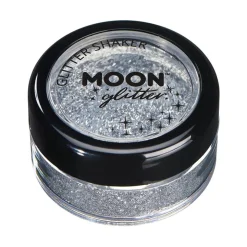 Moon Glitter Classic Fine Glitter Shakers, silver 5 g