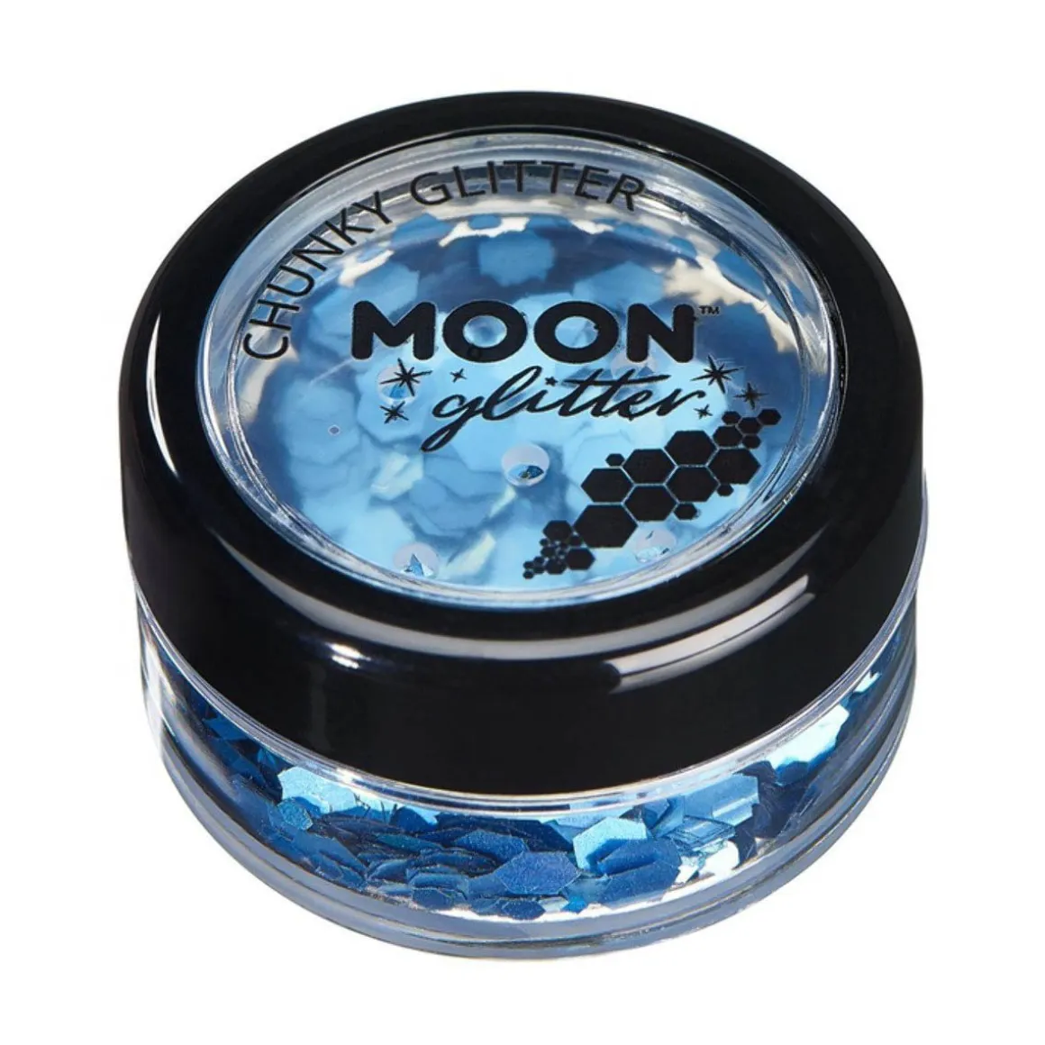 Moon Glitter Holographic Chunky Glitter, blue 3 g