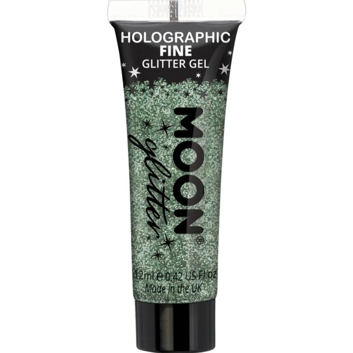 Moon Glitter Holographic Fine Glitter Gel, green 12 ml