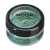 Moon Glitter Holographic Glitter Shakers, green 5 g