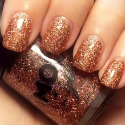 Moon Glitter Holographic Nail Polish, rose gold 14 ml