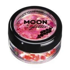 Moon Glitter Iridescent Chunky Glitter, cherry 3 g