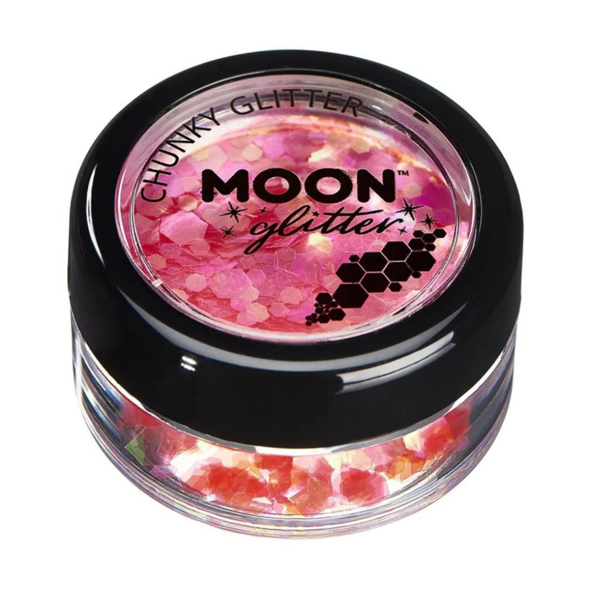 Moon Glitter Iridescent Chunky Glitter, cherry 3 g