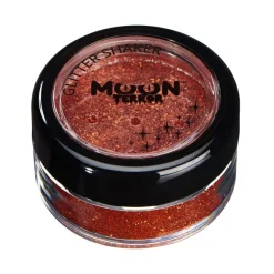 Moon terror glitter i burk, orange 3 g