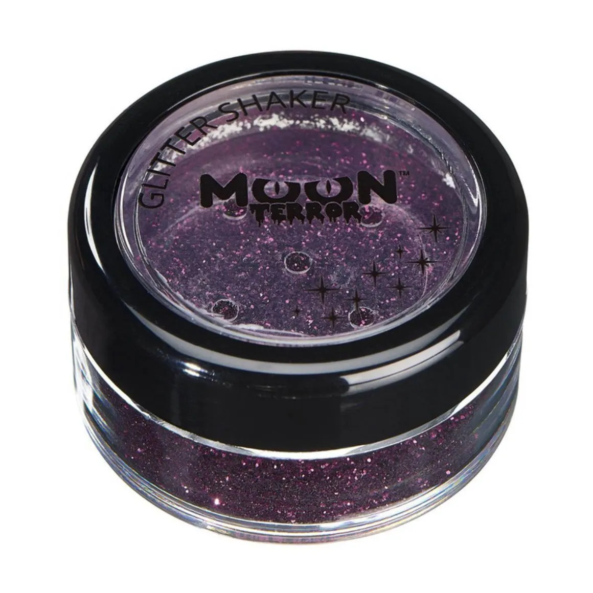 Moon Terror Halloween Glitter Shakers, purple 5 g