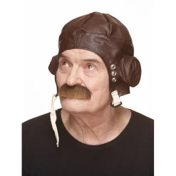 Mustasch, barkeep brun