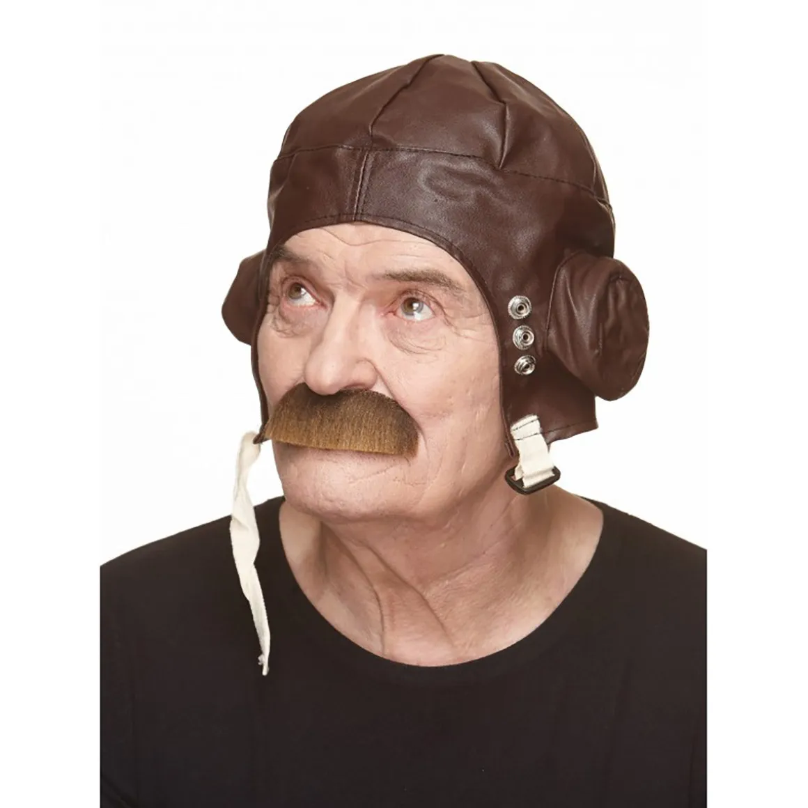 Mustasch, barkeep brun