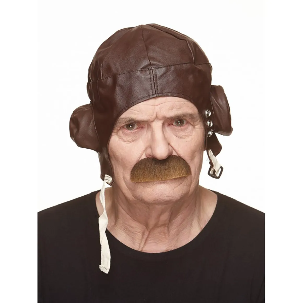 Mustasch, barkeep brun
