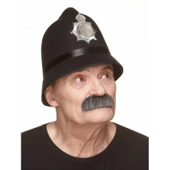 Mustasch, barkeep svart/vit