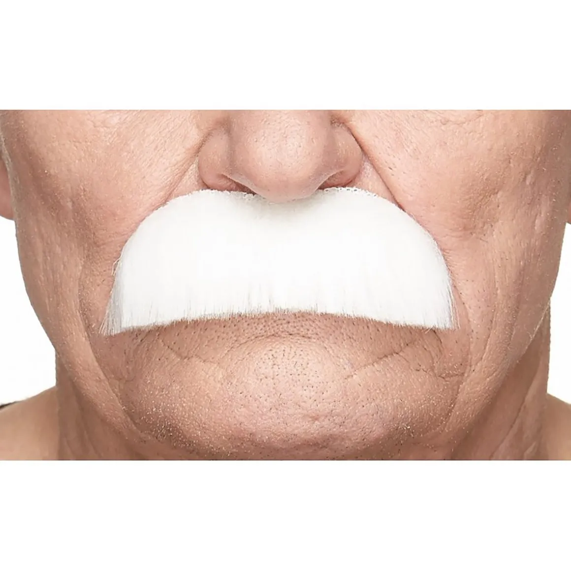 Mustasch, barkeep vit