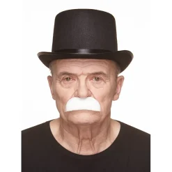 Mustasch, barkeep vit