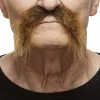 Mustasch, biker brun