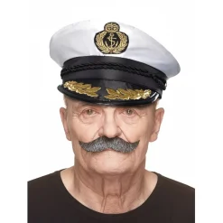 Mustasch, captain svart/vit