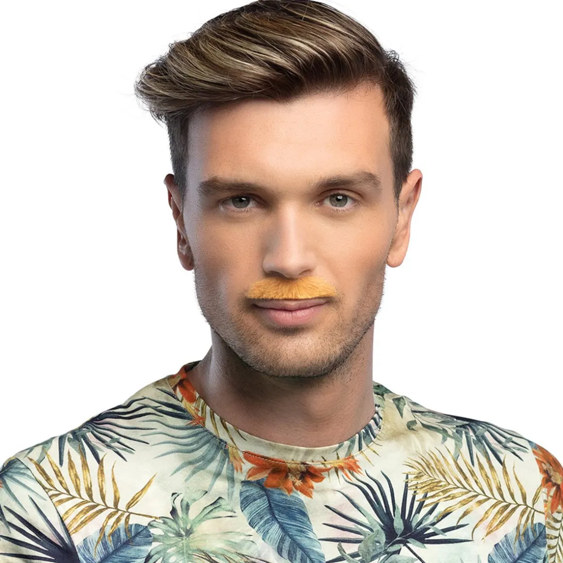 Mustascher, naturlig 6 st
