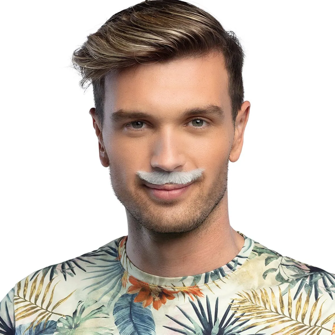 Mustascher, naturlig 6 st
