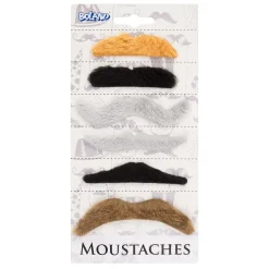Mustascher, naturlig 6 st
