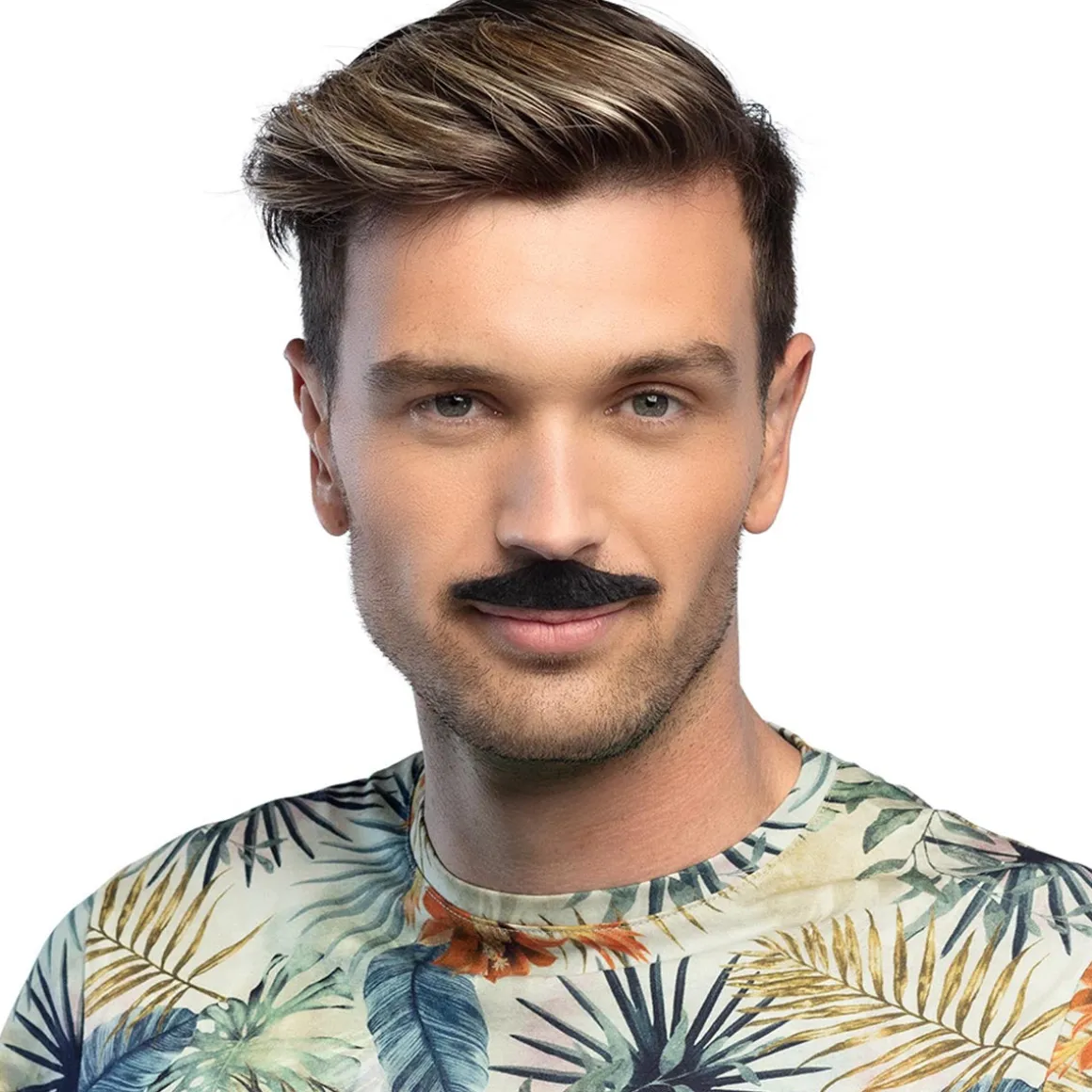 Mustascher, naturlig 6 st