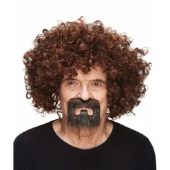 Mustasch, handyman brun