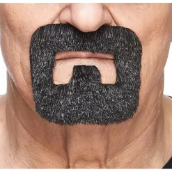 Mustasch, handyman grå/vit