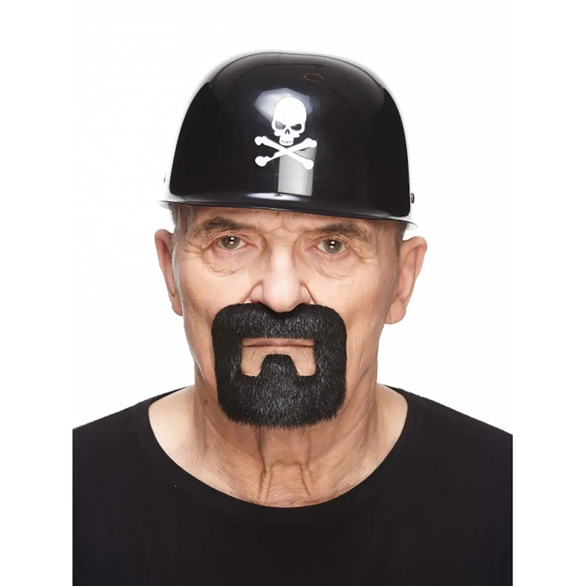 Mustasch, handyman svart