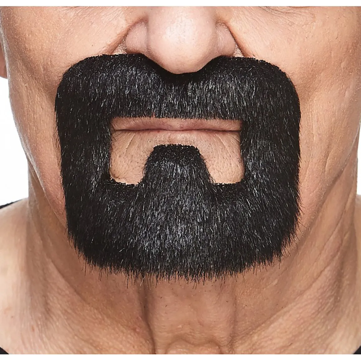 Mustasch, handyman svart