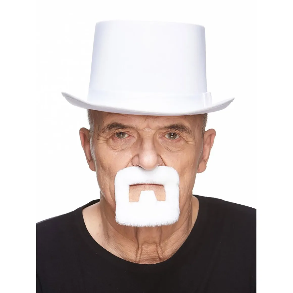 Mustasch, handyman vit