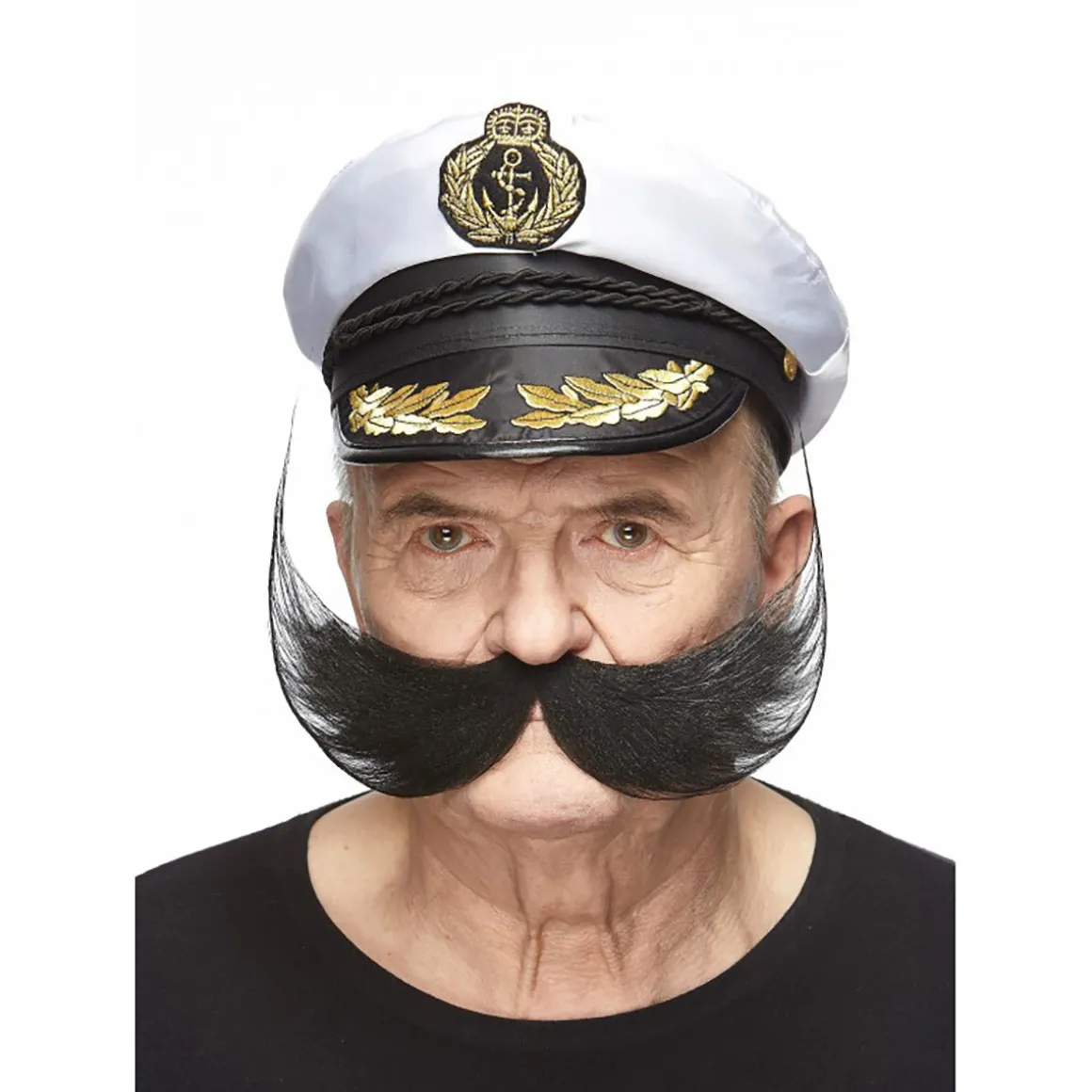 Mustasch, inventor svart