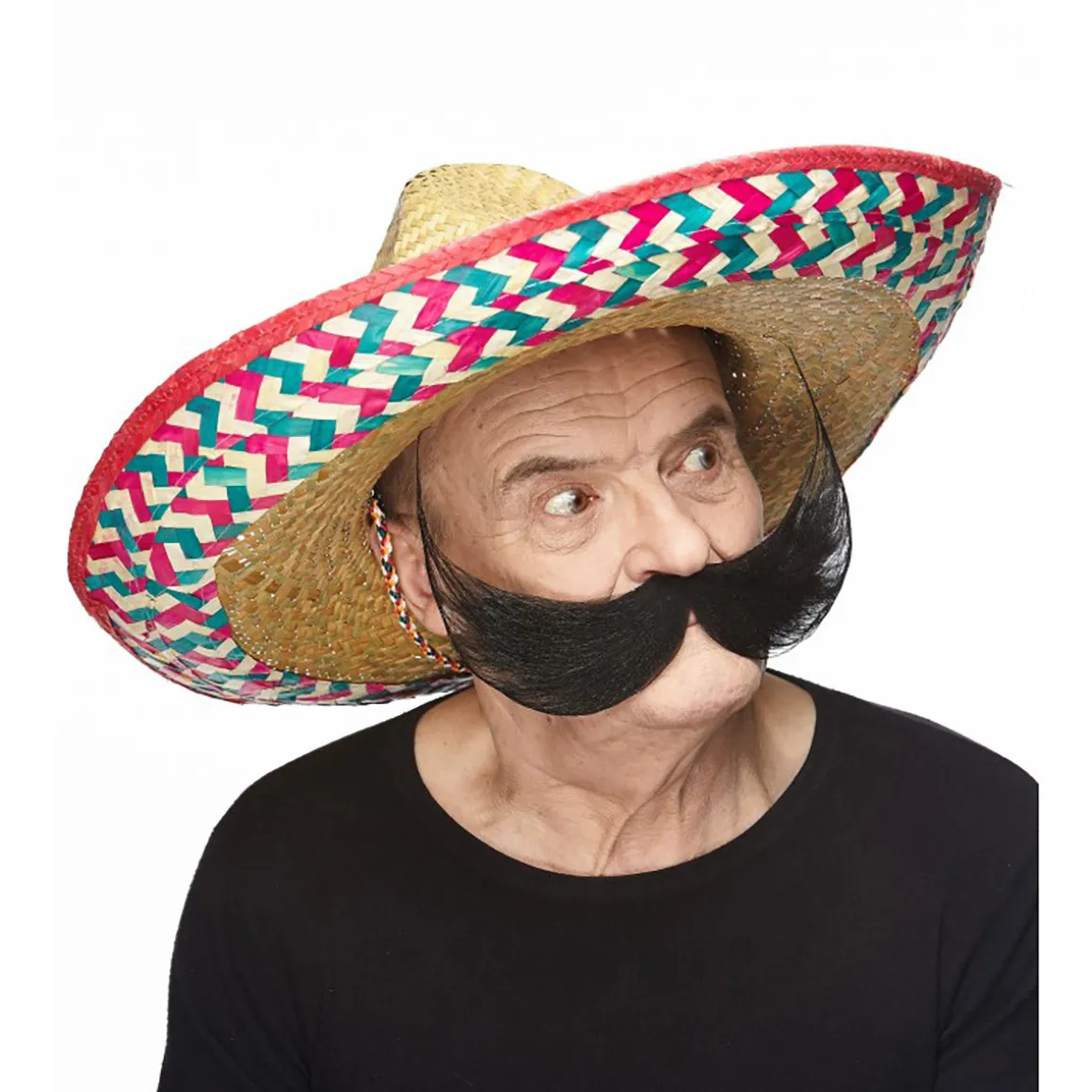 Mustasch, inventor svart
