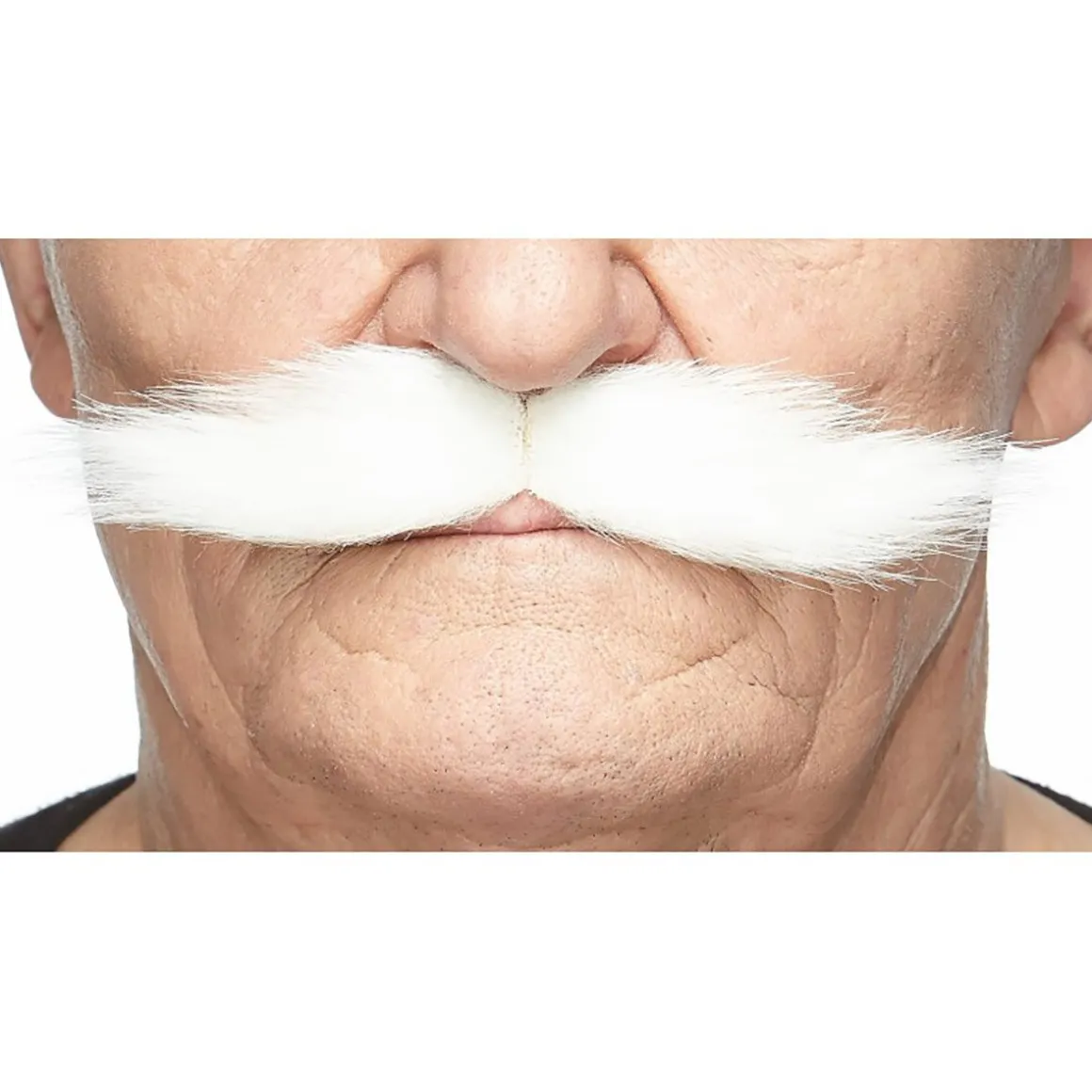 Mustasch, klondike vit