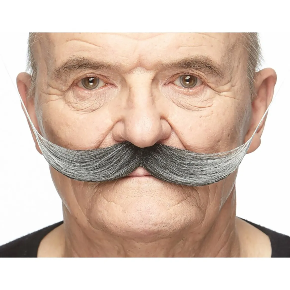 Mustasch, maestro svart/vit