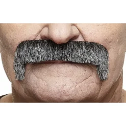 Mustasch, magnum svart/vit