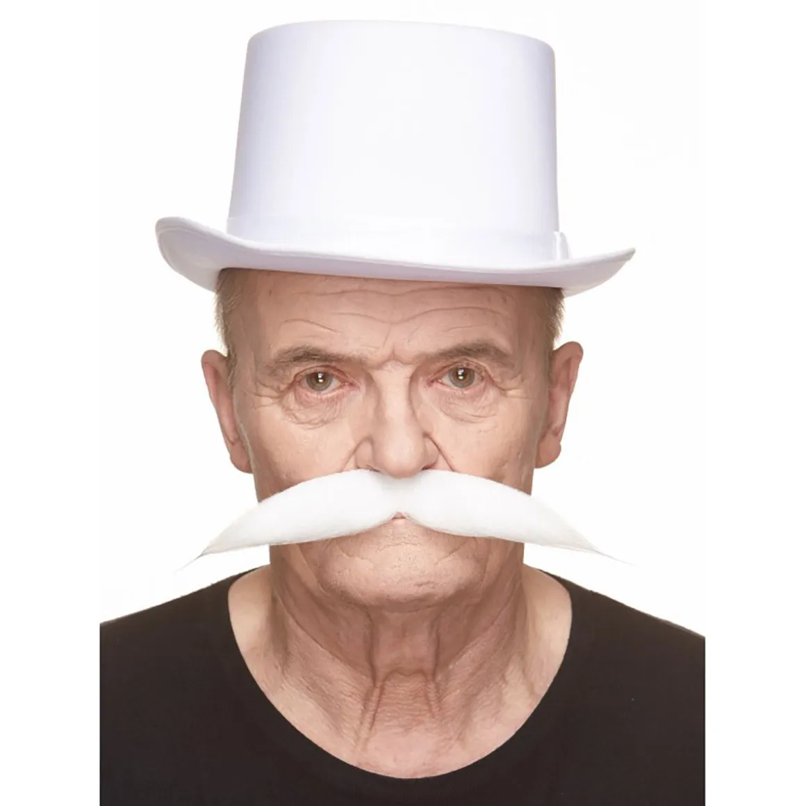 Mustasch, marshall vit