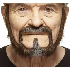 Mustasch med skägg, captain brun/grå