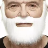 Mustasch med skägg, fisherman vit