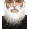 Mustasch med skägg, piomeer vit