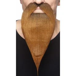 Mustasch med skägg, royal wizzard brun