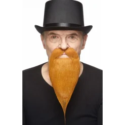 Mustasch med skägg, royal wizzard röd